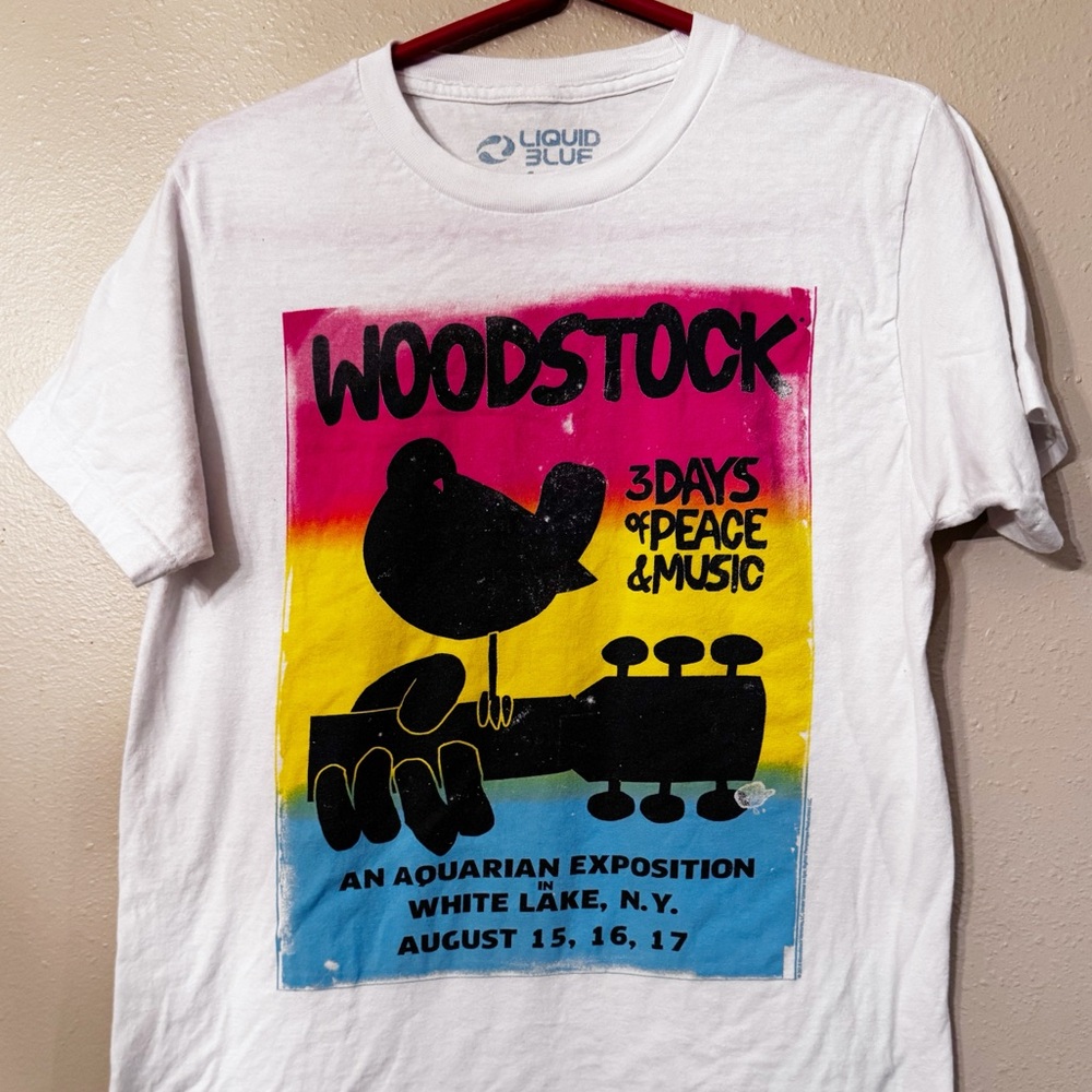 Liquid Blue Woodstock Graphic T-shirt music festival